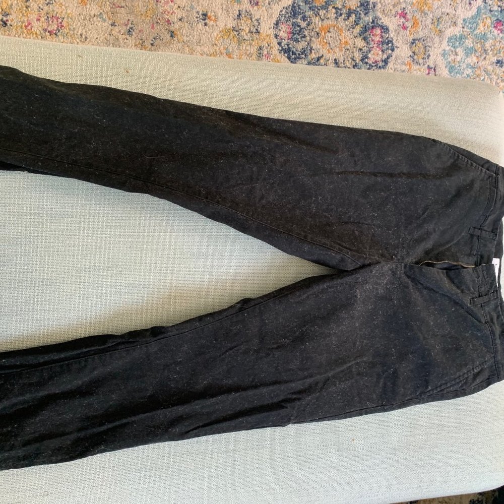 Black chinos